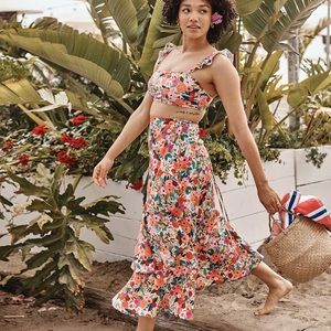 Rifle Paper x Summersalt cover up, size 1x. Worn twice, washed cold, hung dry